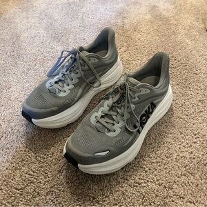 Hoka Bondi 9 Gray Men’s Shoes Size 11